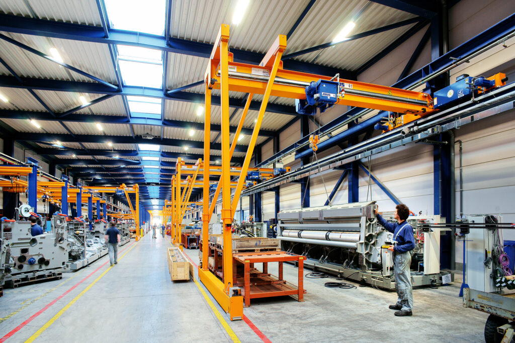 Travers – halvportalkran